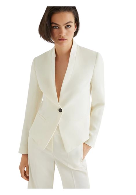 Giacca in envers satin - BIANCO LANA Marella articolo 365 | MIRANDA001